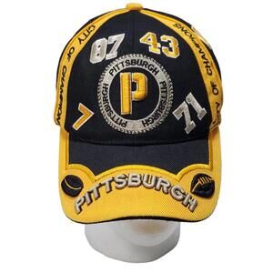 Pittsburgh City of Champions Adjustable Lucky Hat Cap Penquins Pirates Steelers